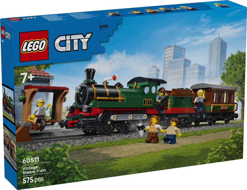 60511 | LEGO® City Vintage Steam Train